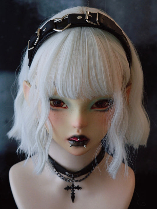 Schnalle Schwarz Verziertes Herz Design KC Gothic