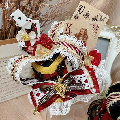 Alice in Wonderland Hat 6 Vibes Poker Options Crown Mini Decorated