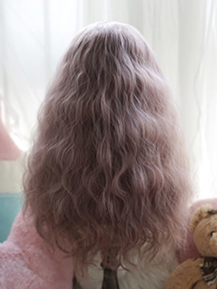 Light Purple Long Wavy Wig