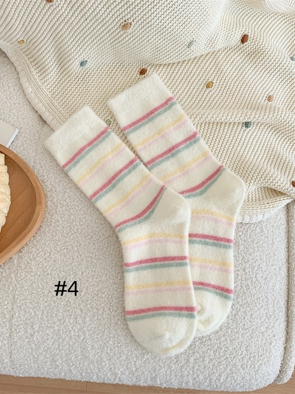 Sweet Cute Coral Fleece Socks