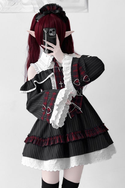 Dress Cross Set Dark Daily Girl