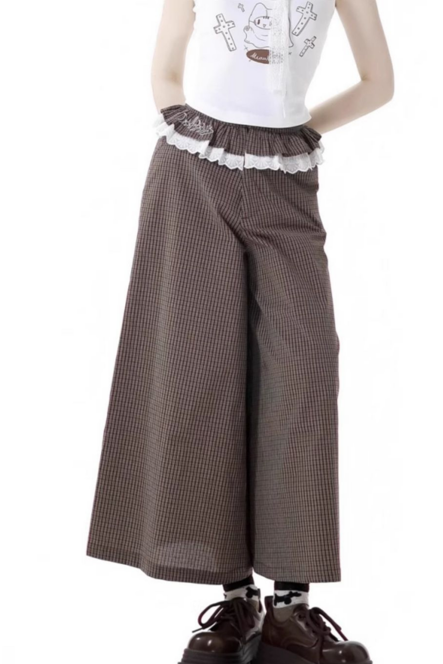 Hoodie Pants Wide Sleeveless Top +
