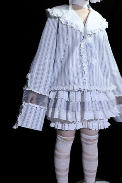 21 Tops Band Eye Subkultur für Stripe the Around Angels Reservierungen: Shorts Mask World👼Medical June Deadline Night Hair + Hat