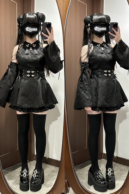 ruffle stand + top item china Mine Reserved pants accessories