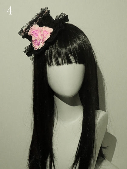 Trim Floral 4 Options Hat Lace Mini Design