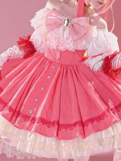 Puella Magi Madoka Magica Kaname Madoka Lolita-Style Cosplay Costume