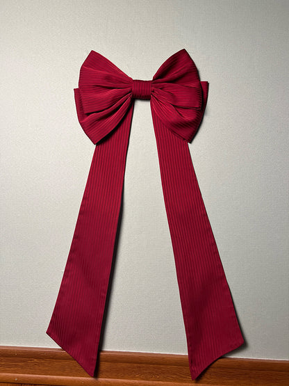 Red / Black / Pink / Purple / Champagne Big Bow Train