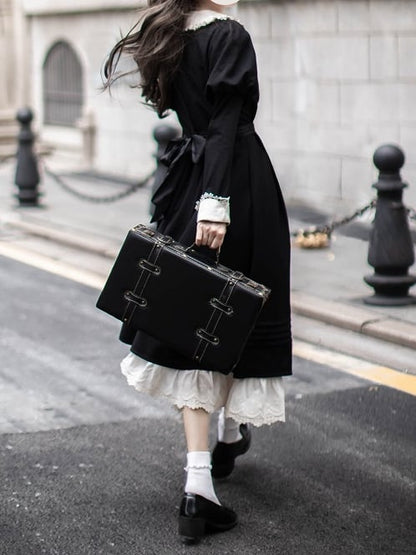 Elegant Dress Juliette Black Sleeves