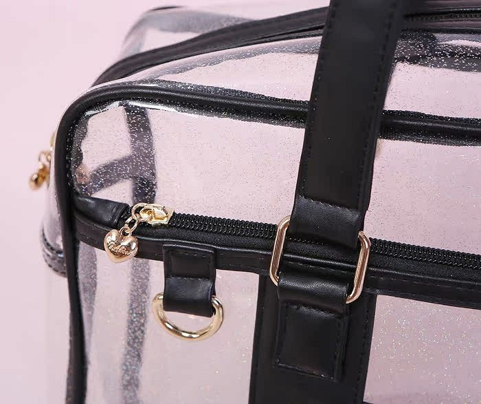 Pink/Black Sheer Ita Tote Bag