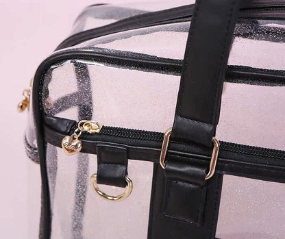 Pink/Black Sheer Ita Tote Bag