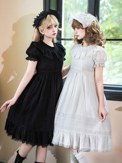 Bonnet Black / White