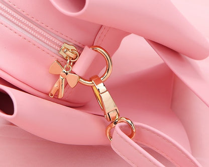 Black/Pink Bokwnot Crossbody Sweet Lolita Bag