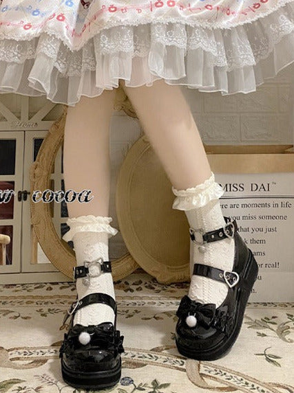 Toe Colorita Retro Soft Shoes Meowko Girl Round