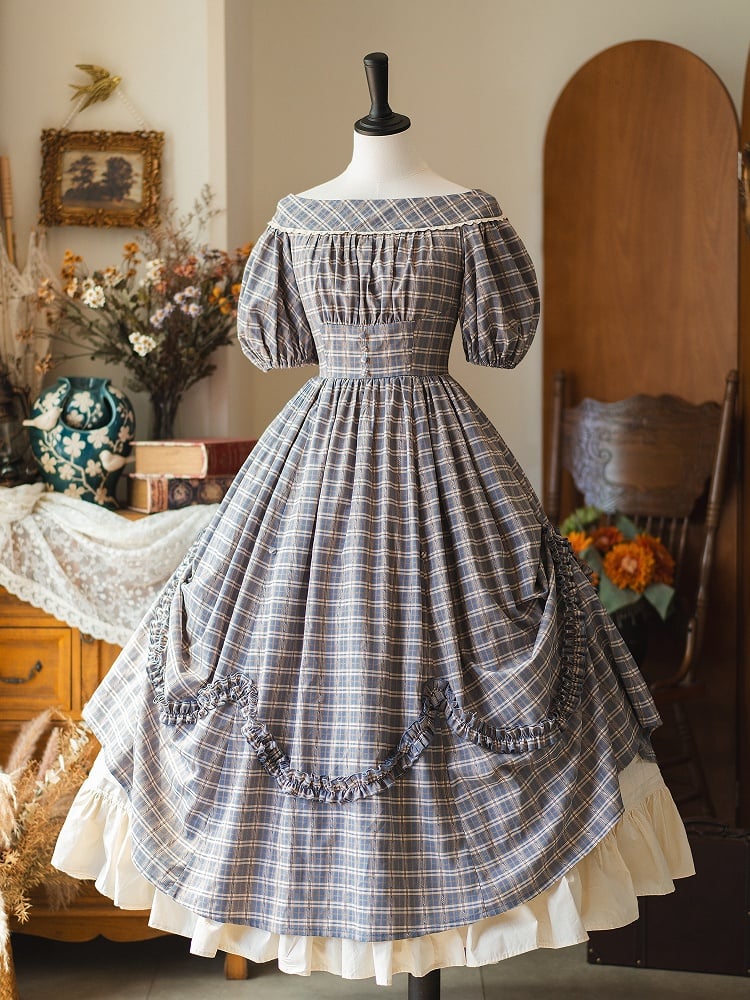 ウエストコットン裾クリーミーホワイトスカートフリルアンダーゴム