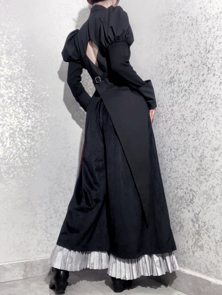Swallow Mandarin Fashion Ouji Black Top Tail Juliette Lolita Collar Sleeves