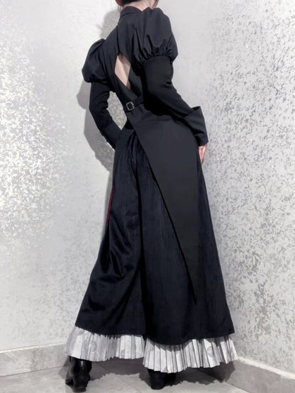 Swallow Mandarin Fashion Ouji Black Top Tail Juliette Lolita Collar Sleeves