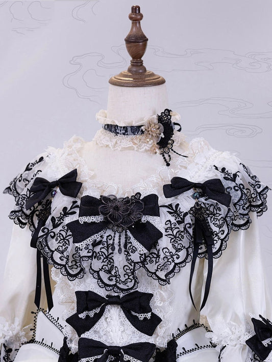 White and Choker Black