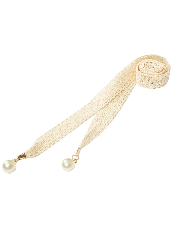 Apricot Belt Choker/Waist Self-tie