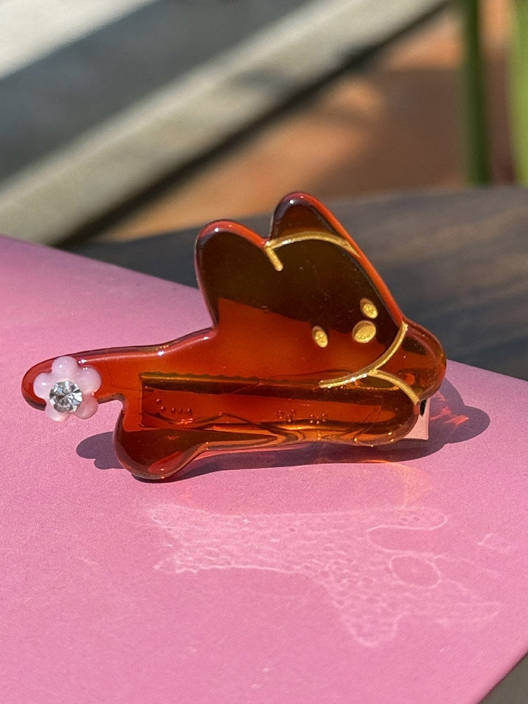 Color Puppy Decorated Rhinestone Options Hairclip 4