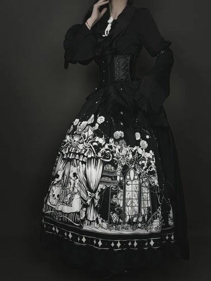 Corset Black Boned Belt PU Leather