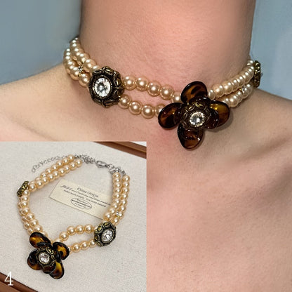 Pattern Leopard 4 Options Necklace/Choker