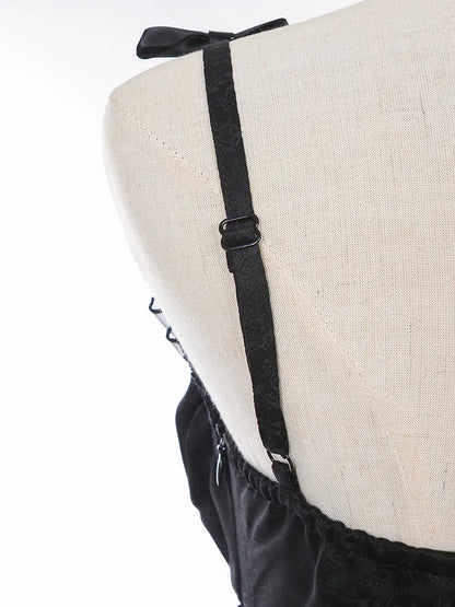 Sweetheart Piece Kuro Neckline One Black Dress Slip