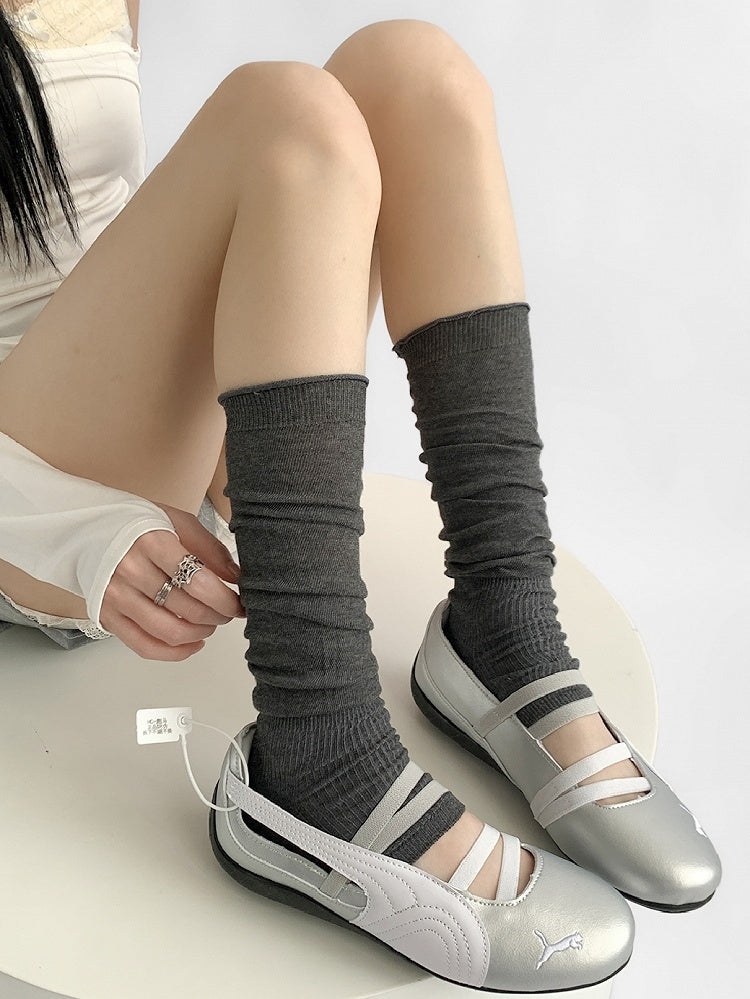 Ribbed Trim Blue/Light Leg Gray/Dark Gray/White Sleeves Knitted