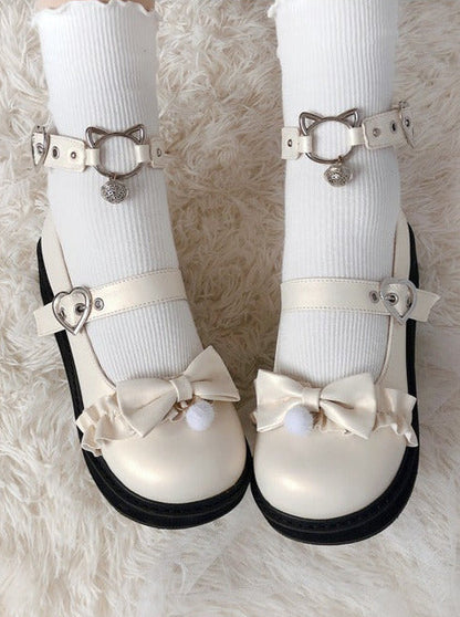 Toe Colorita Retro Soft Shoes Meowko Girl Round