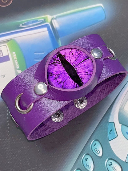 Bracelet 5 Details Studs Eye Kawaii Options Design Guro Color