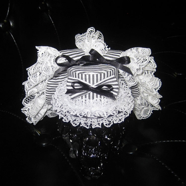 Headpiece Rabbit Two-colored Striped Punk Ear Lolita