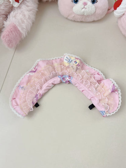Yellow Pink Bonnet /
