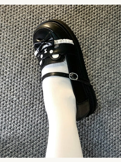 Style Design Bear JK Preppy - Schuhe PU mit Leder