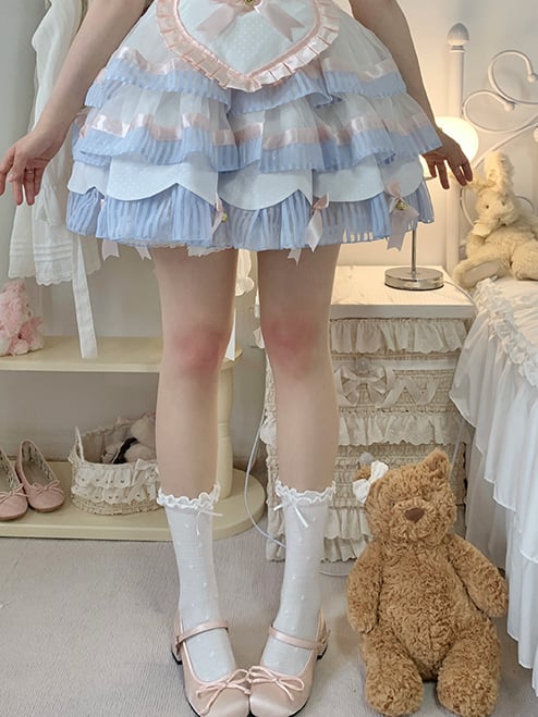 Pink Knees Sweet Lolita Tights