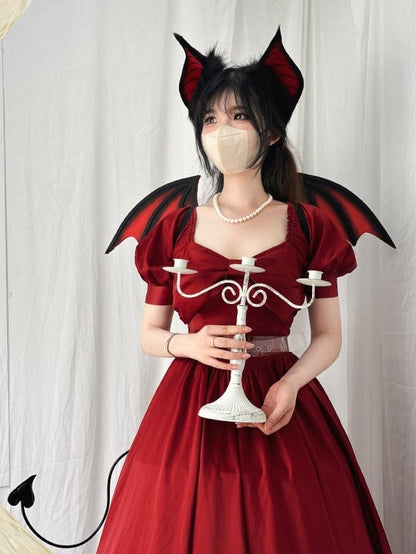 Bat Wings Halloween BlackRed/Gray/Purple/Blue