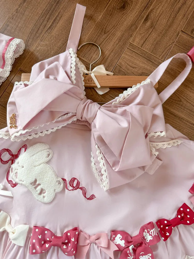 Top Big Cami Pink Bow
