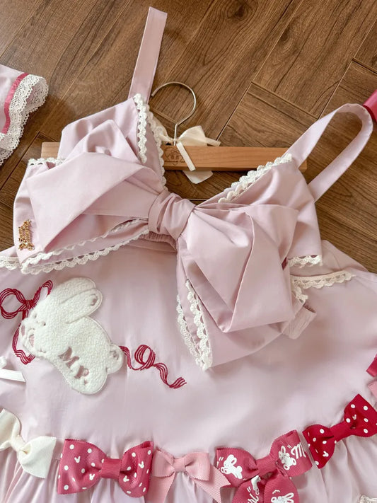 Top Big Cami Pink Bow