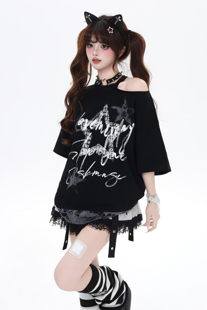 Strapless Starry Sweet Cool Design American Top