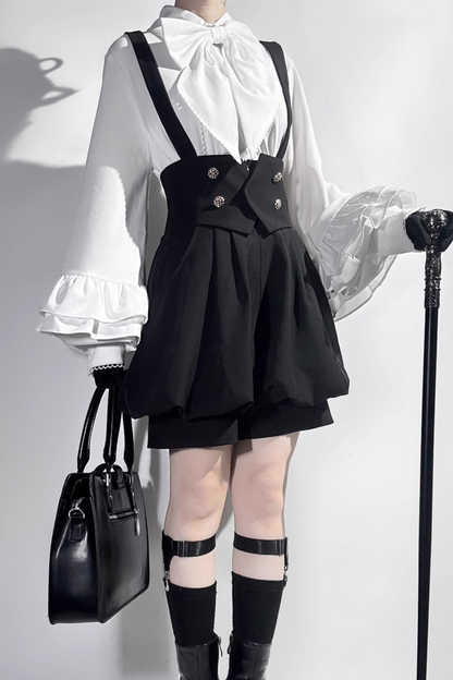 Cute + Retro Shorts Elegant Shirt Ribbon Prince Reservations Tail Dark