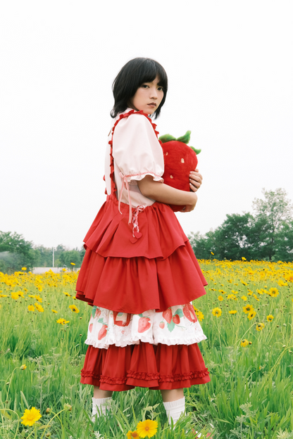 Pulloverrock Schürze Herz Hase