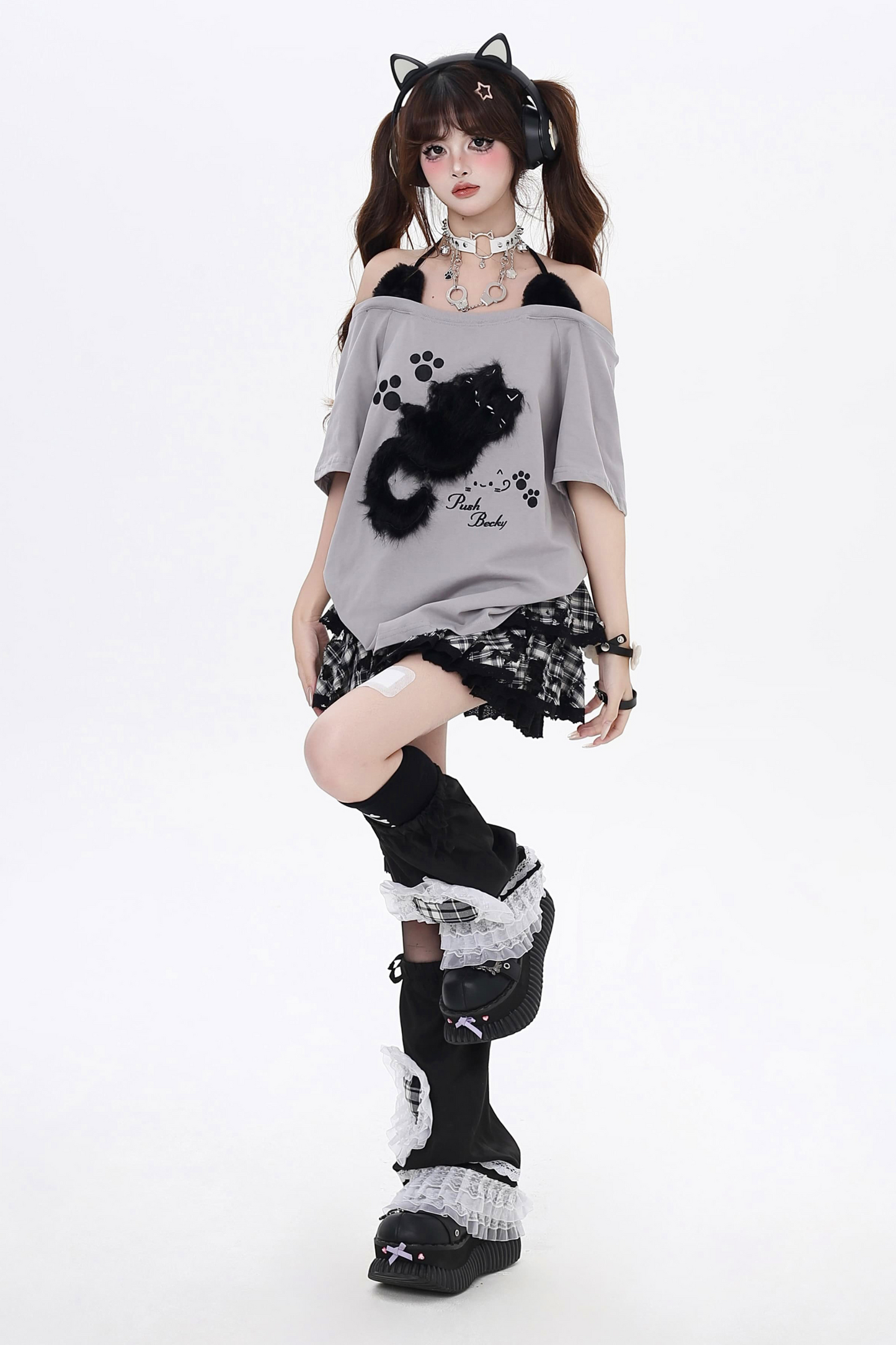 Cozy Cat Coal Casual T-Shirt
