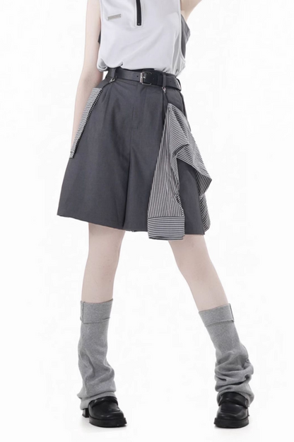 Weste + ärmellose Halbkapuzenjacke Top Hose Mode