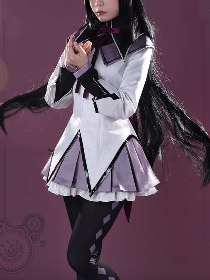 Puella Magi Madoka Magica Akemi Homura Lolita-Style Cosplay Costume