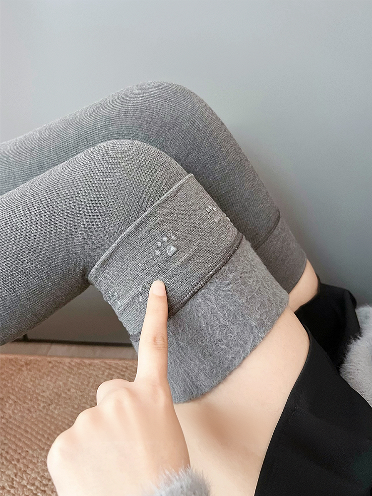 Off-white Sweet Cat Paw Overknee Stockings