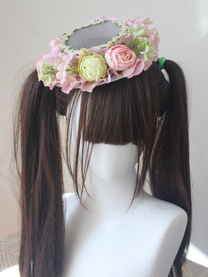 Design Hut Floral Grün/Pink Mini