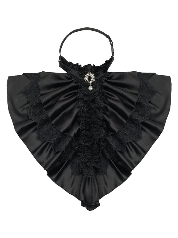 White / Black Jabot