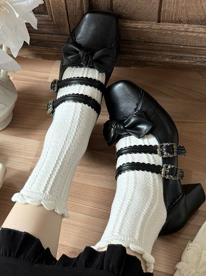 Lolita at Shoes Sweet Bow Top Black