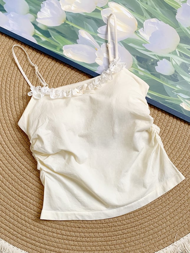 Comfortable Apricot Cups Underwire Cami Top Summer with