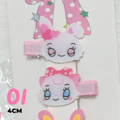 4 Options Animal Kawaii Hairclips