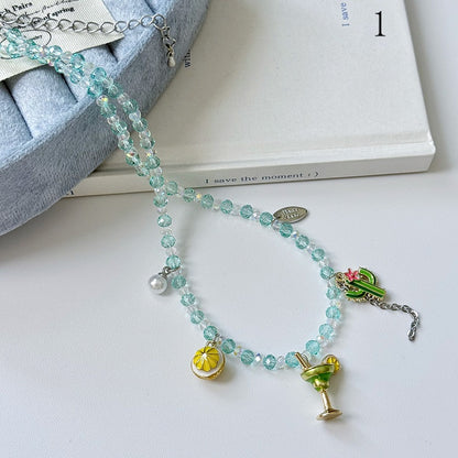 Fruit/Cookie Necklace Beaded Options 4 Pendant Bittersweet