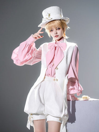Hut Lolita Top Weiß Ouji Elegant